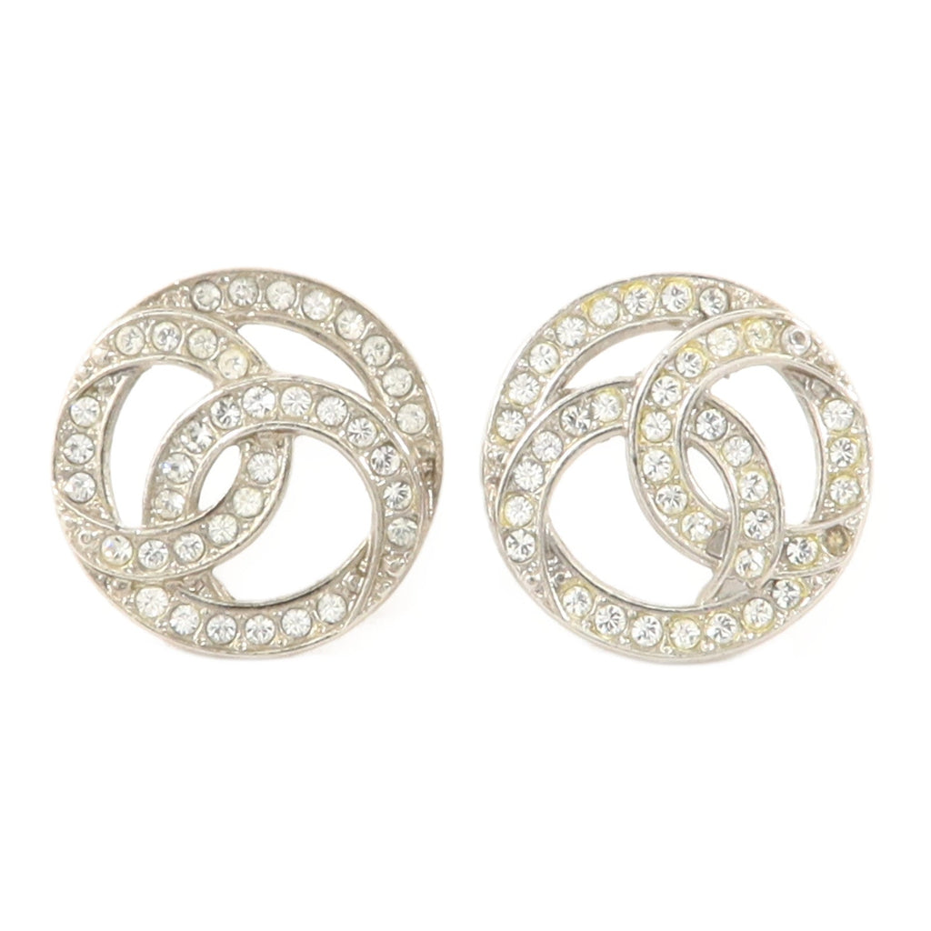 Chanel CC Earrings · Crystal Embellished