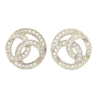 Chanel CC Earrings · Crystal Embellished