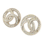 Chanel CC Earrings · Crystal Embellished