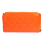 Chanel Boy · Patent Leather Long Wallet