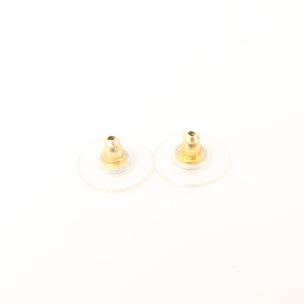 Chanel CC Earrings · Gold-Tone Metal