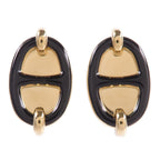 Hermès Mini Maillon Earrings · Metal