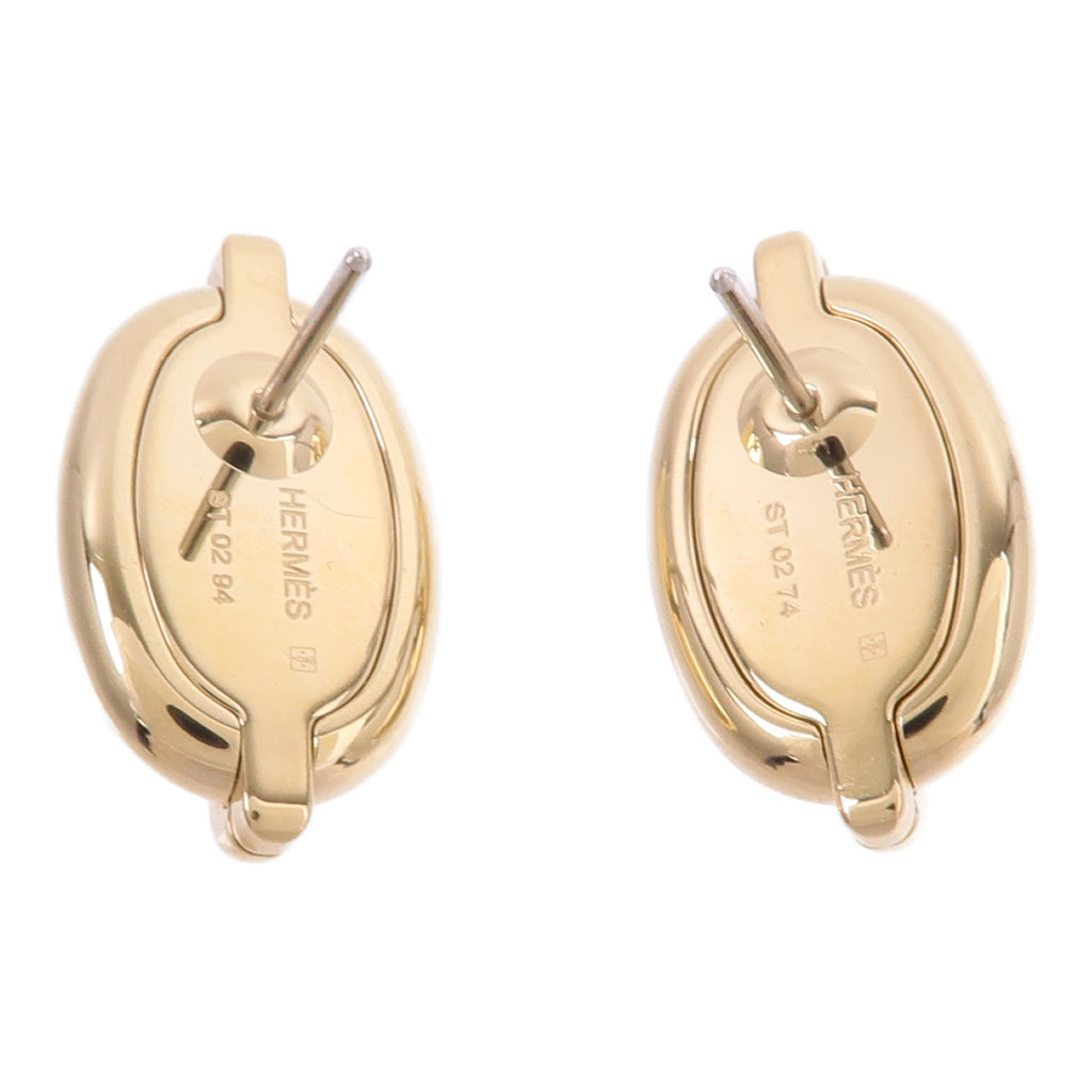 Hermès Mini Maillon Earrings · Metal