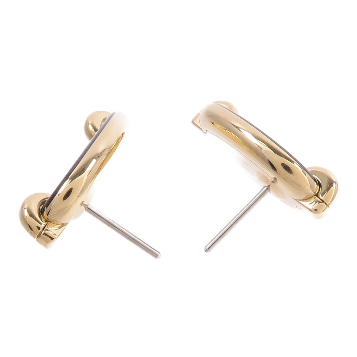 Hermès Mini Maillon Earrings · Metal