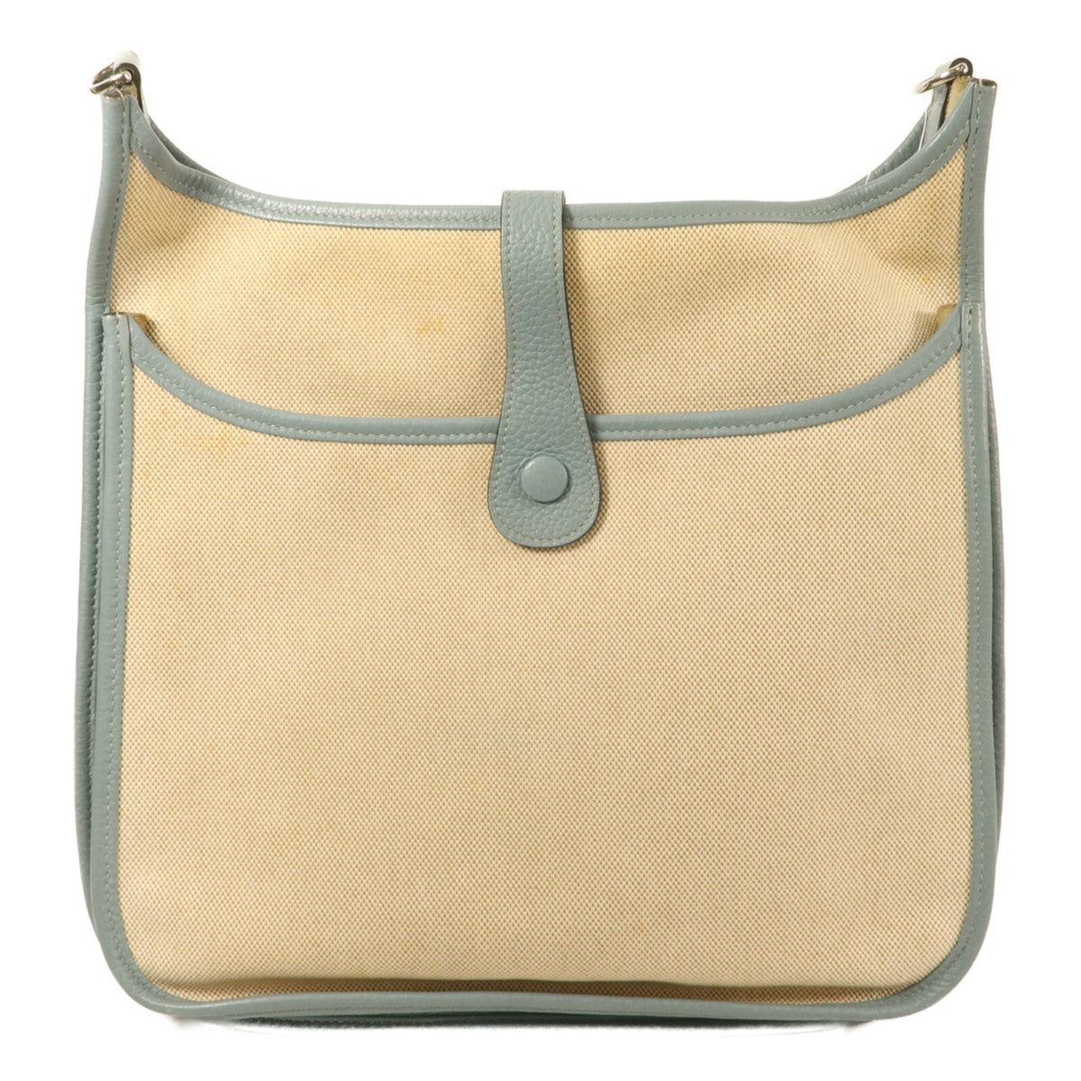 Hermès Evelyne GM · Toile H · Ciel