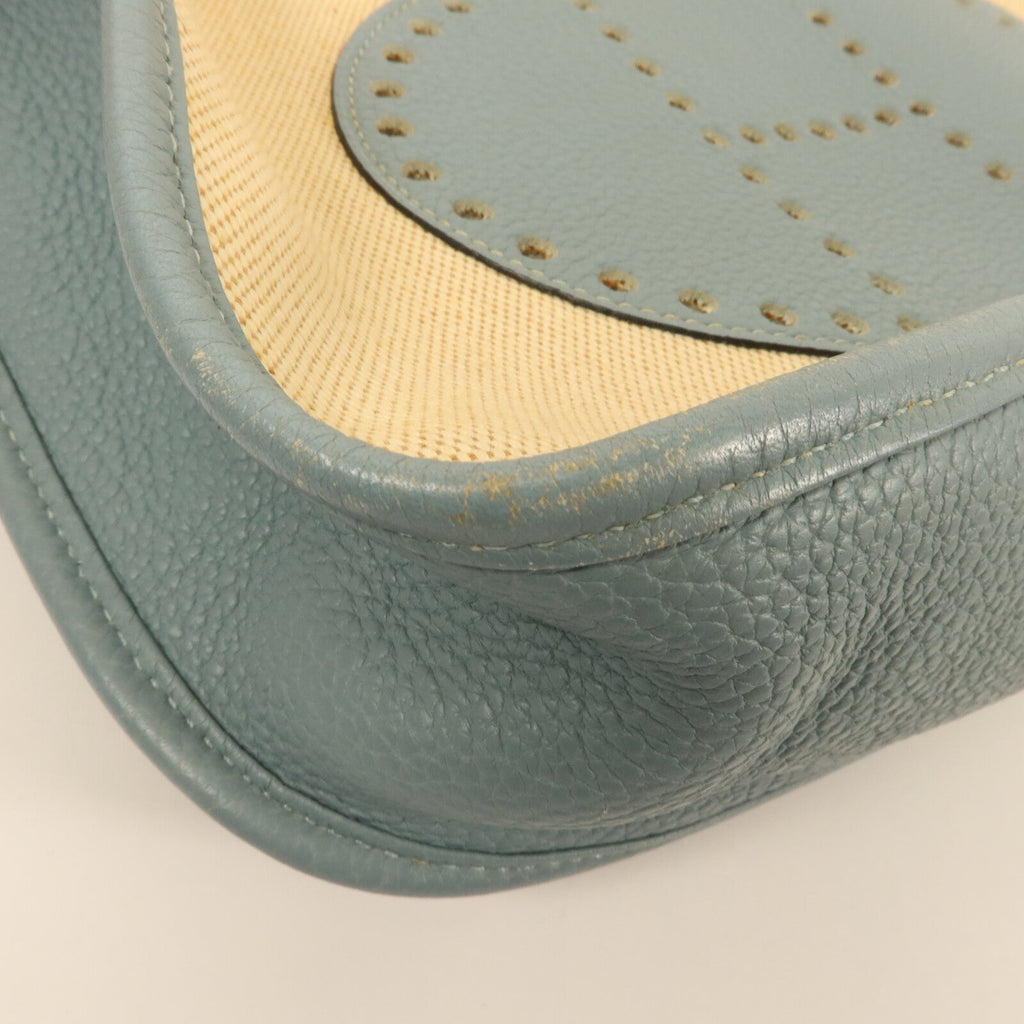 Hermès Evelyne GM · Toile H · Ciel