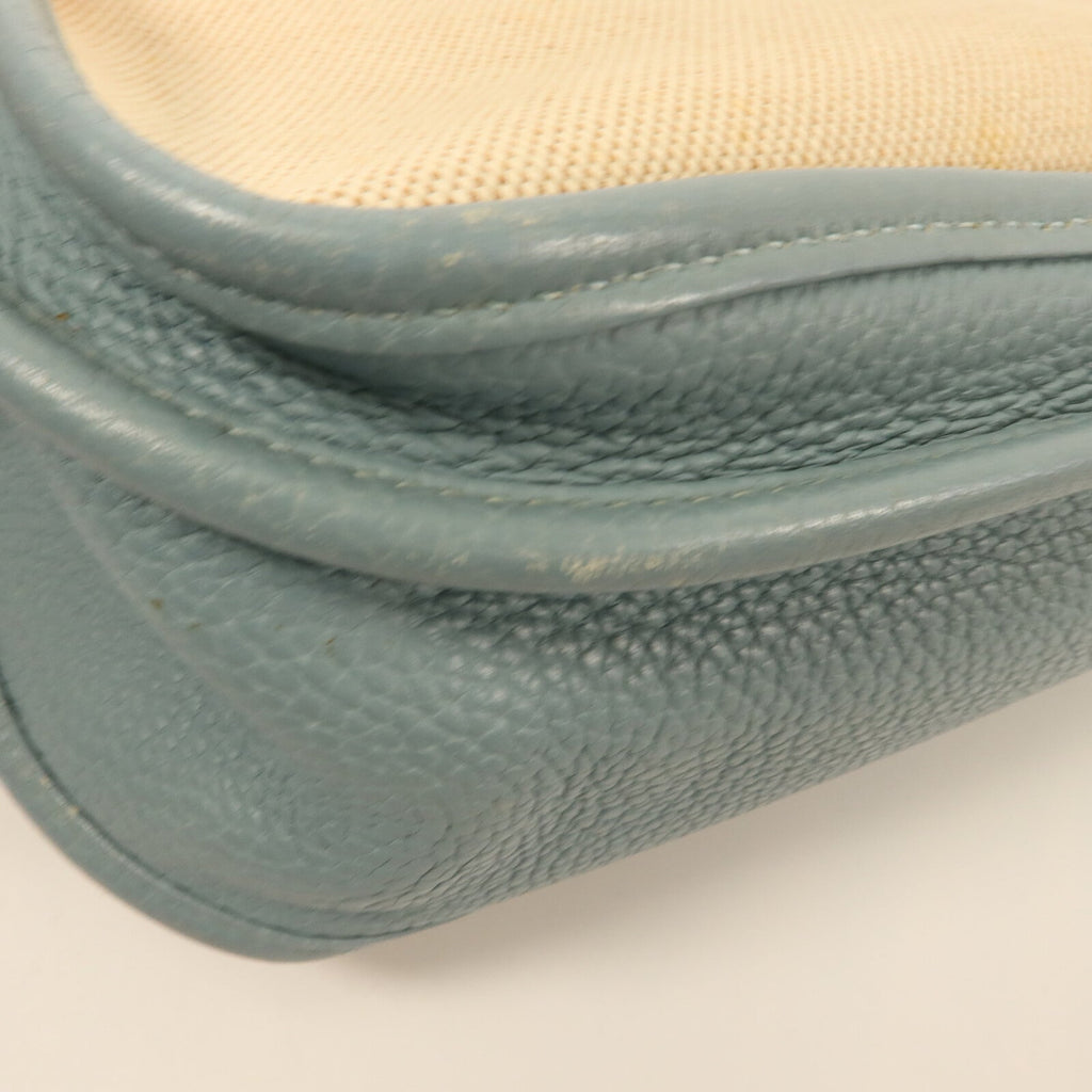 Hermès Evelyne GM · Toile H · Ciel