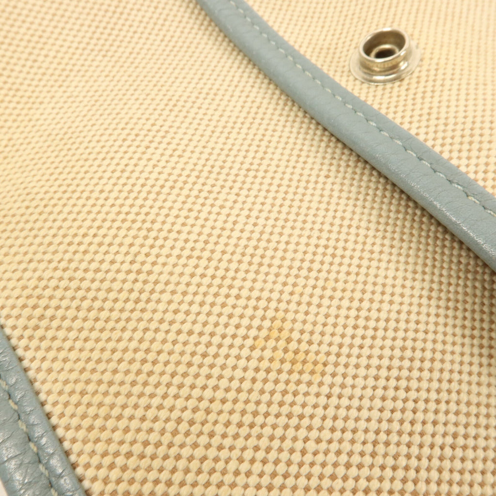 Hermès Evelyne GM · Toile H · Ciel