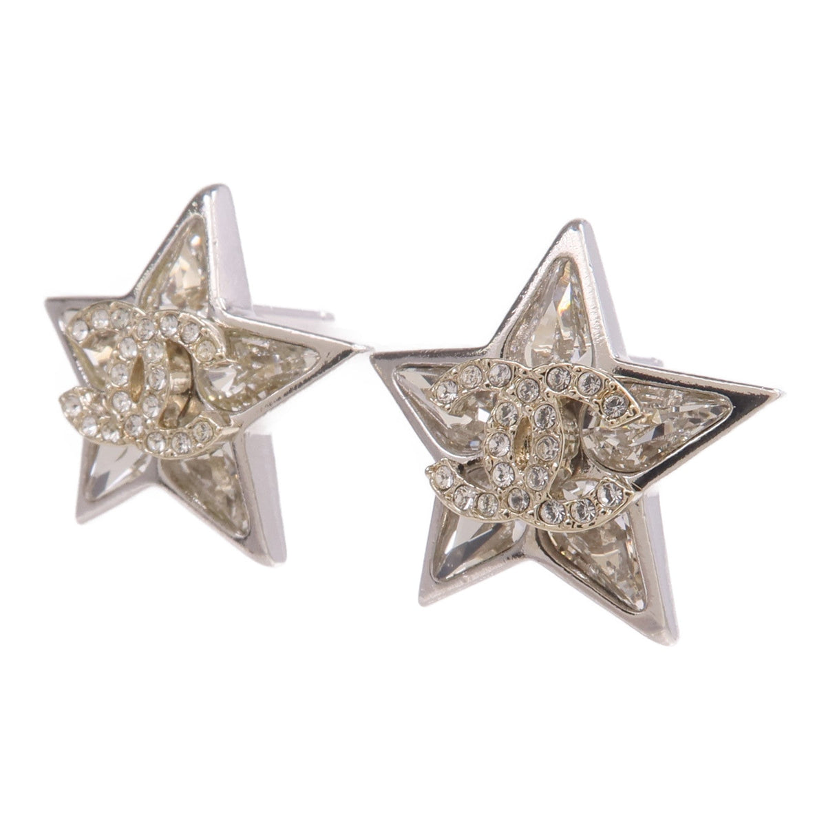 Chanel CC Earrings · Crystal