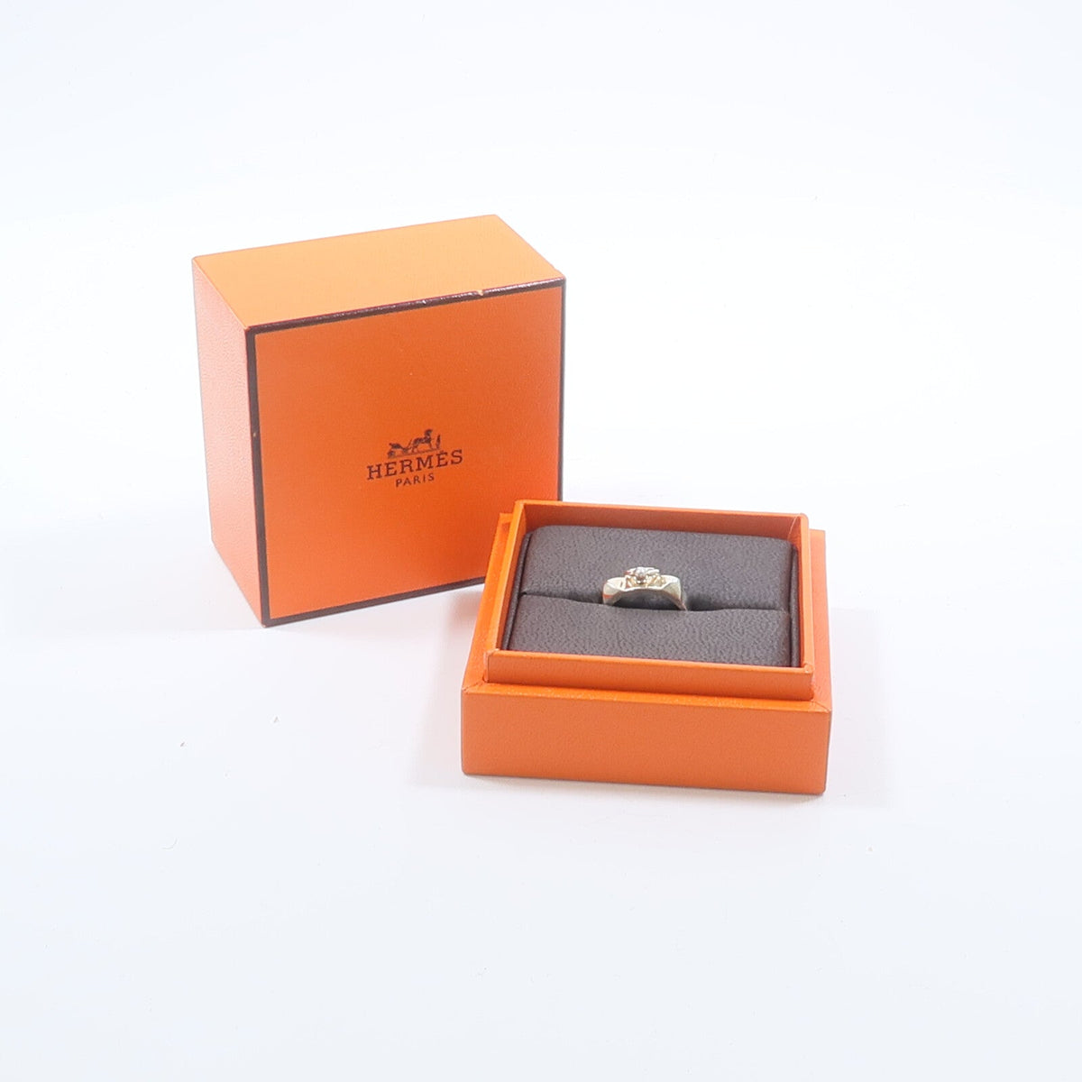 HERMÈS Collier De Chien Ring · Sterling Silver