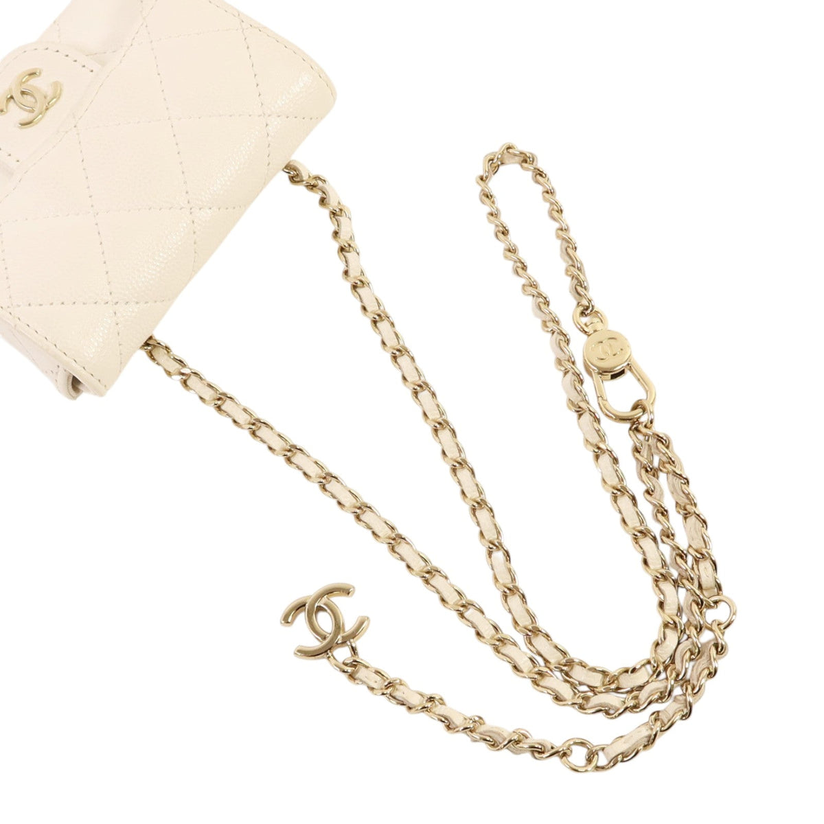 Chanel CC · Mini Chain Bag · Calfskin