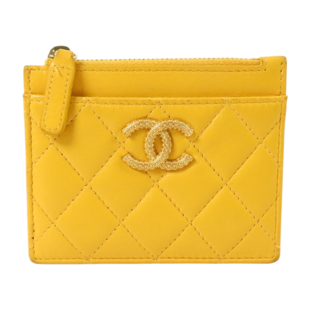 Chanel · Zip Card Case · Lambskin