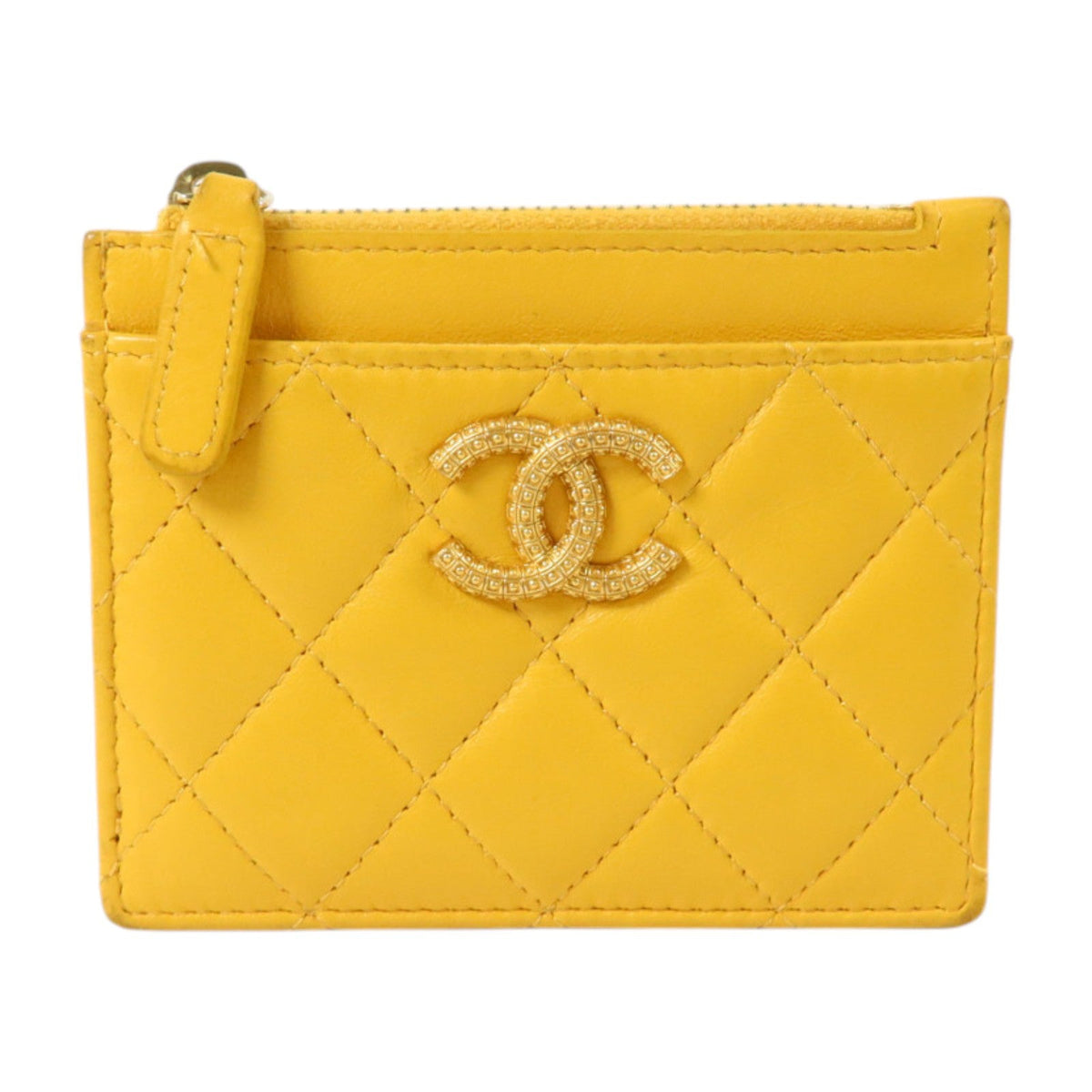 Chanel · Zip Card Case · Lambskin