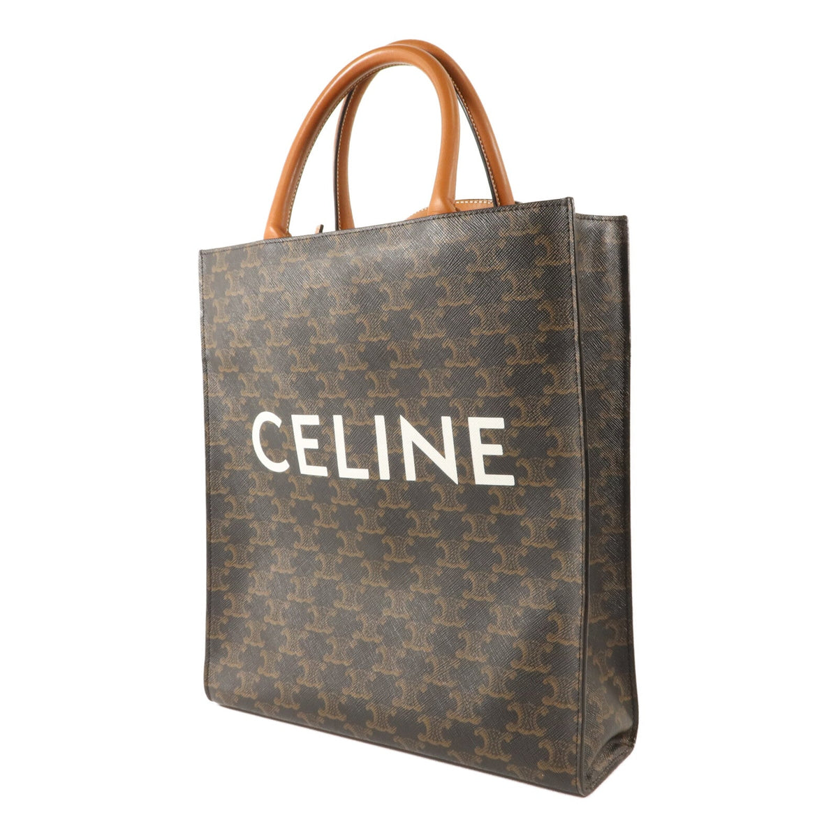 Celine Triomphe Cabas · Coated Canvas