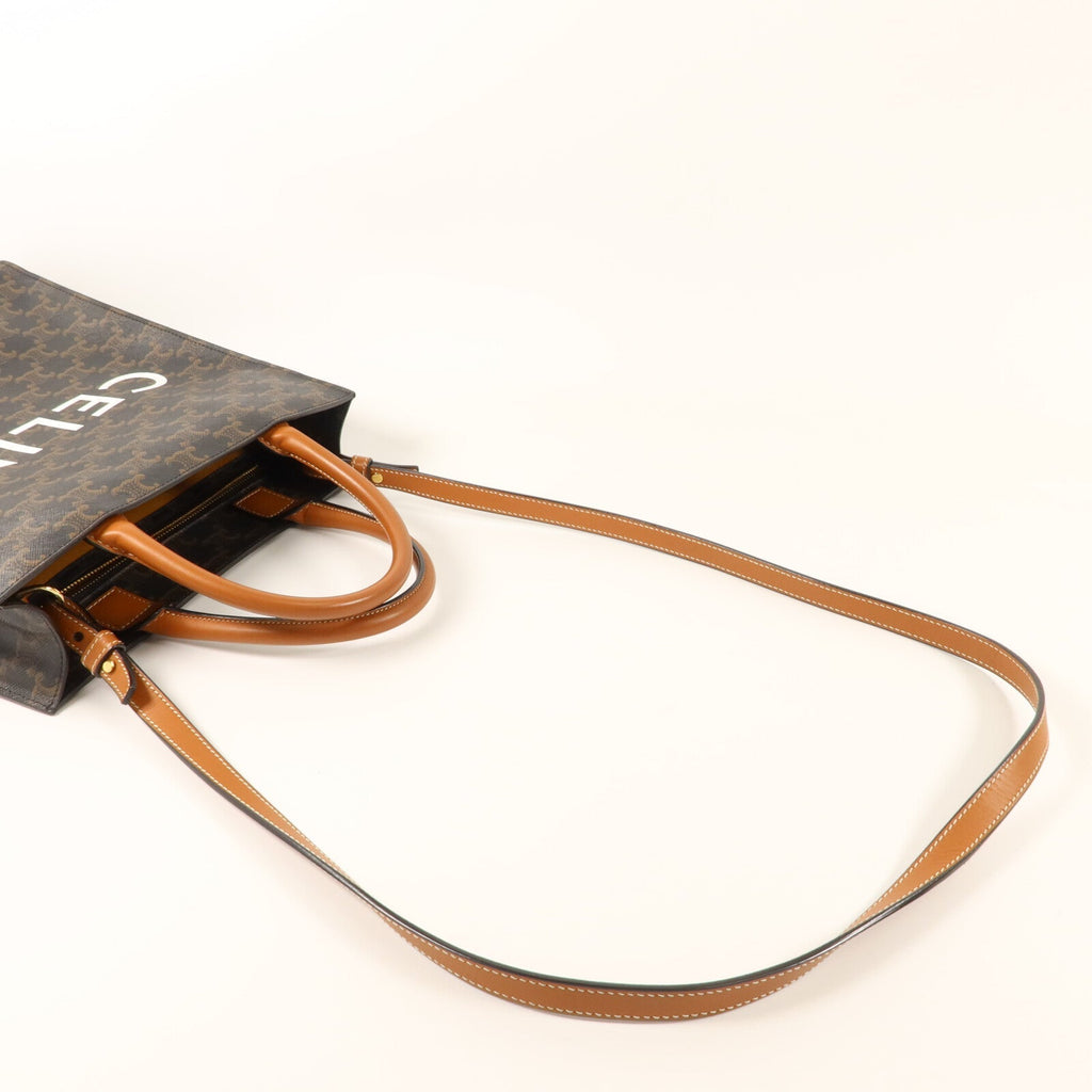 Celine Triomphe Cabas · Coated Canvas