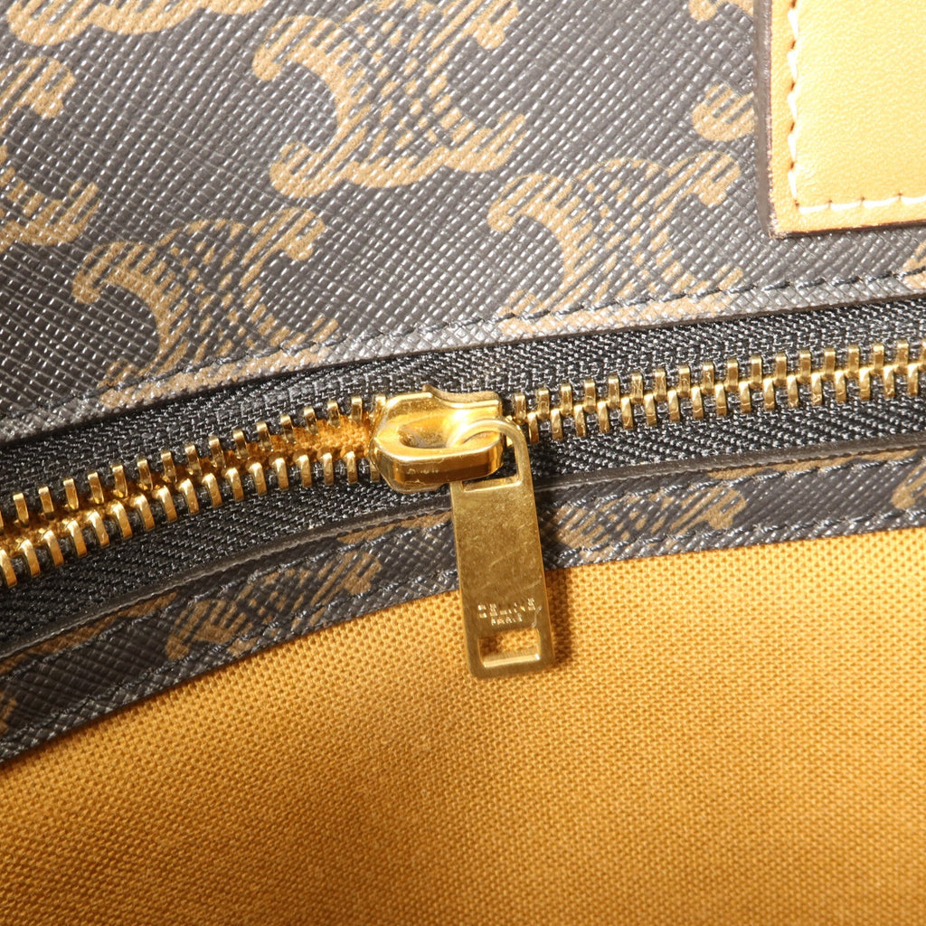 Celine Triomphe Cabas · Coated Canvas