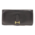 Hermès Bearn Long Wallet · Epsom Noir