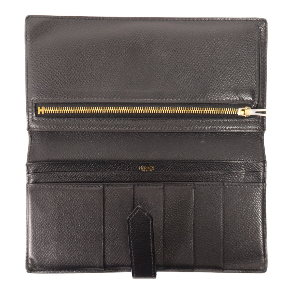 Hermès Bearn Long Wallet · Epsom Noir