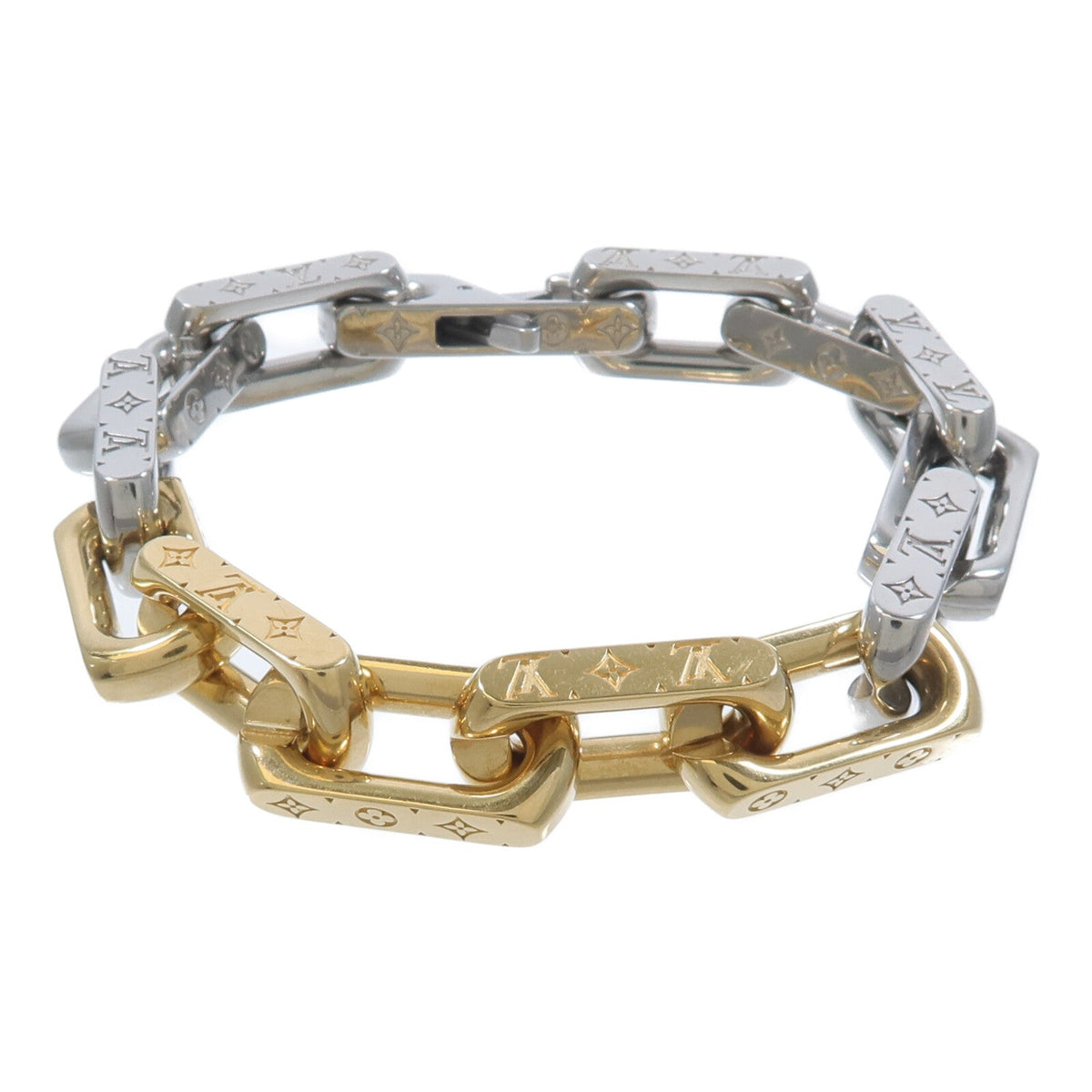 Louis Vuitton Monogram Chain Bracelet · Steel