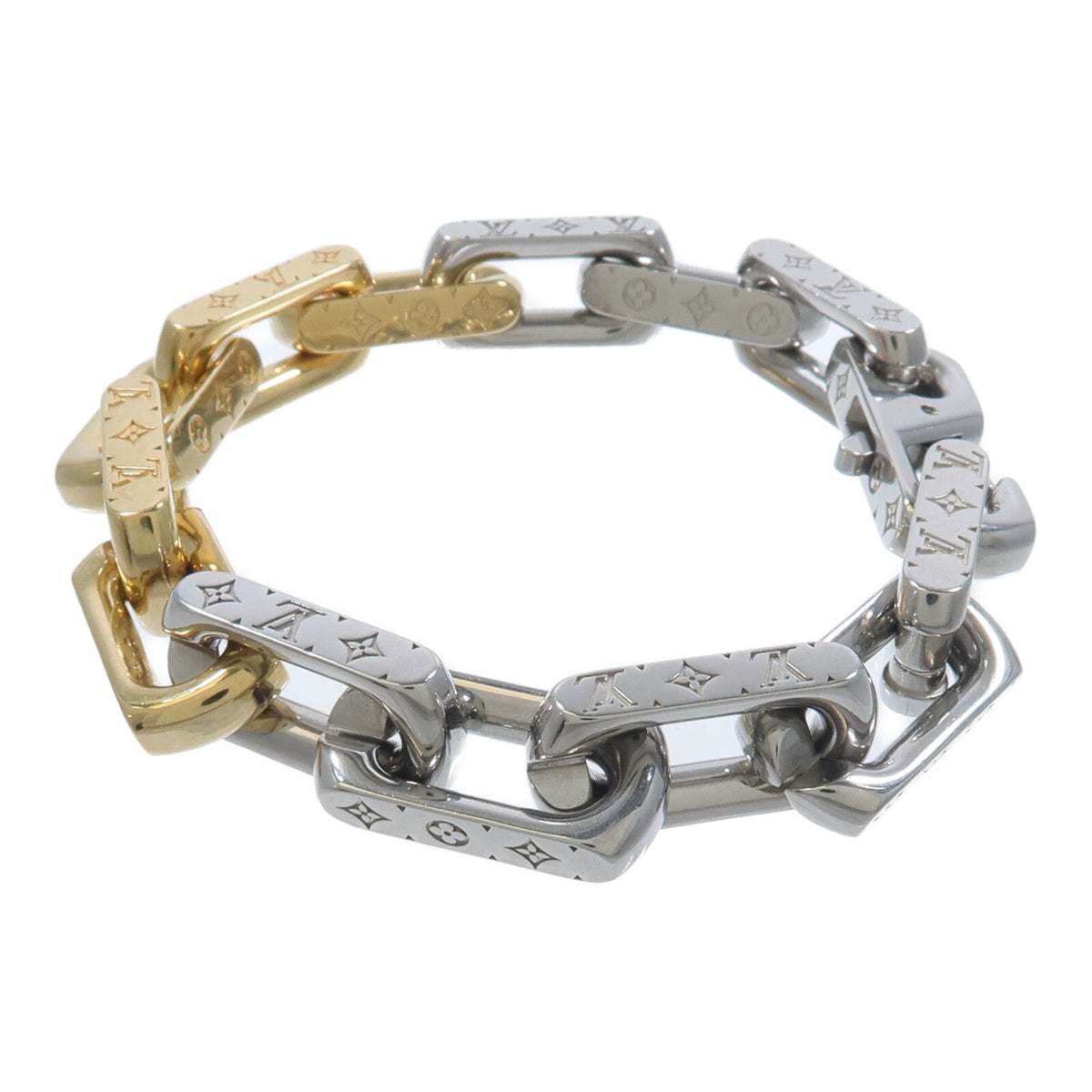Louis Vuitton Monogram Chain Bracelet · Steel