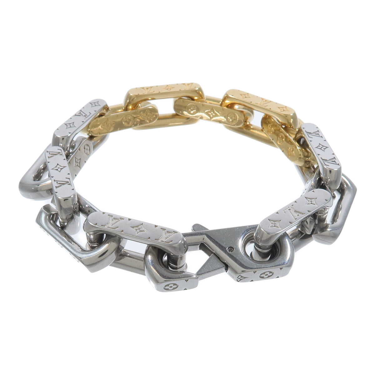 Louis Vuitton Monogram Chain Bracelet · Steel