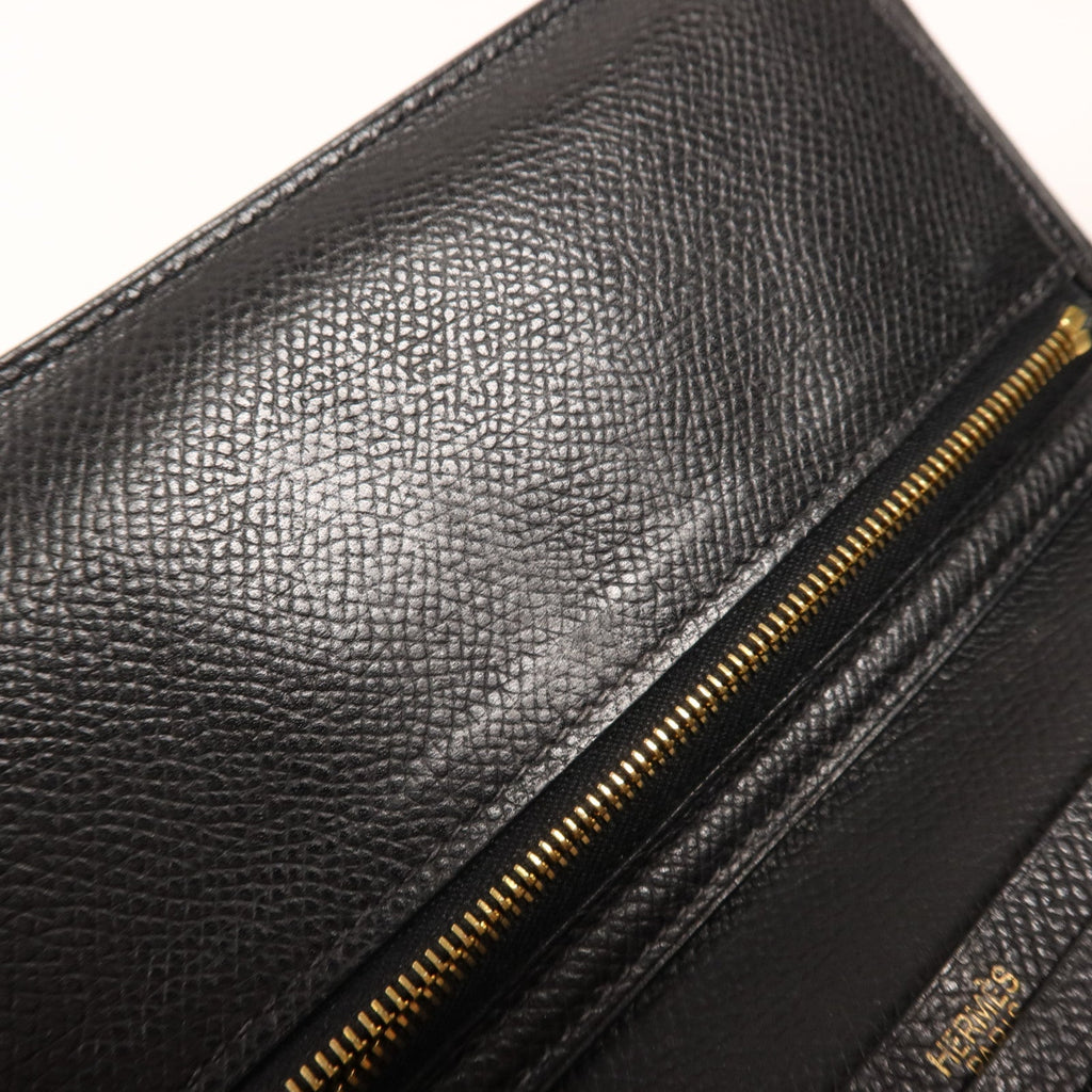Hermès Bearn Long Wallet · Epsom Noir