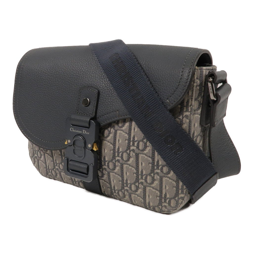 Dior Saddle Messenger · Oblique Canvas