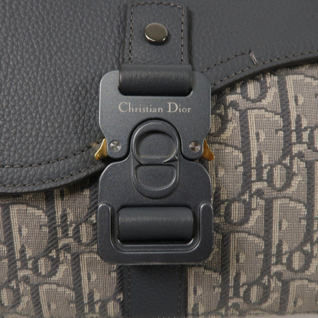 Dior Saddle Messenger · Oblique Canvas