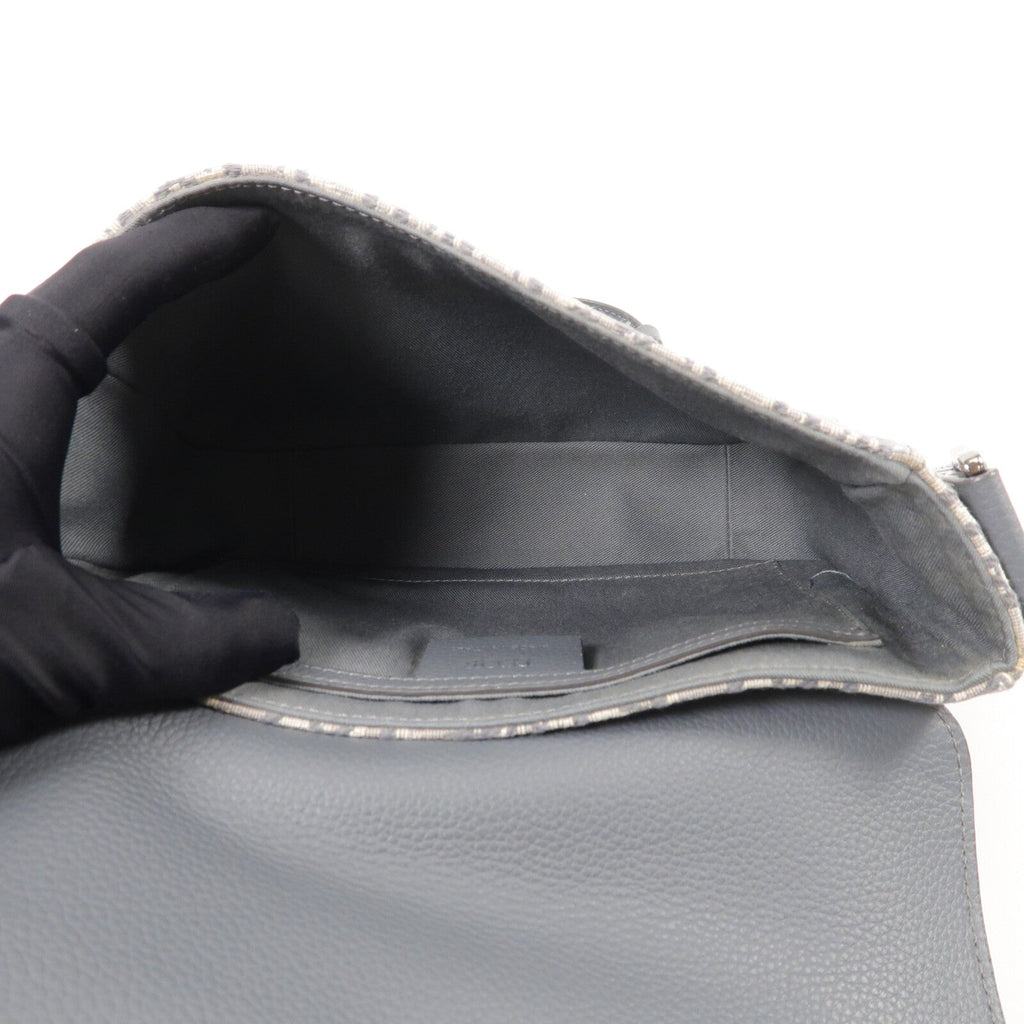 Dior Saddle Messenger · Oblique Canvas