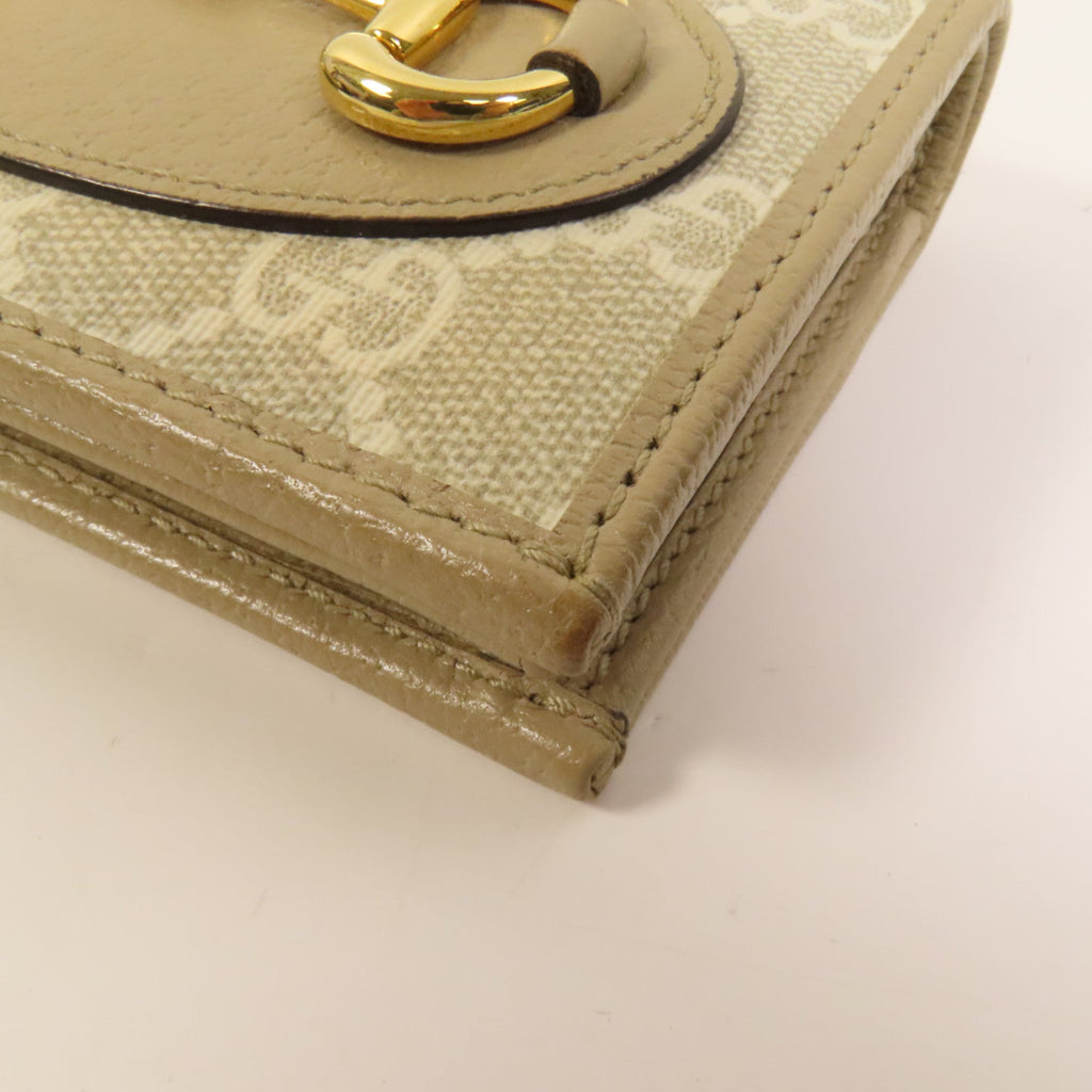 Gucci Horsebit 1955 Wallet · GG Canvas