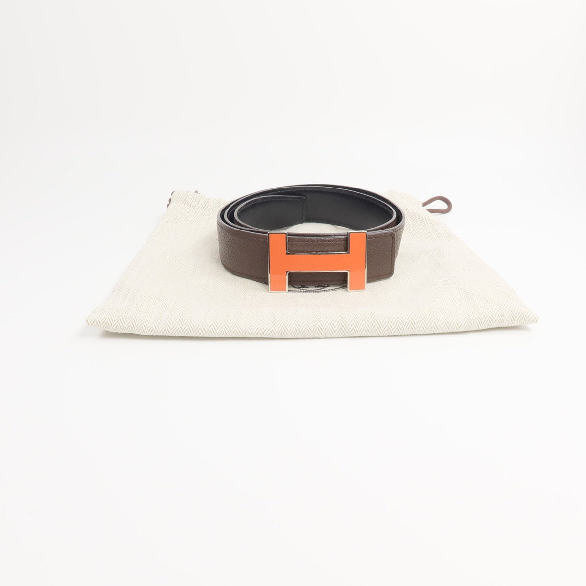 Hermès Reversible H Belt · Togo Leather