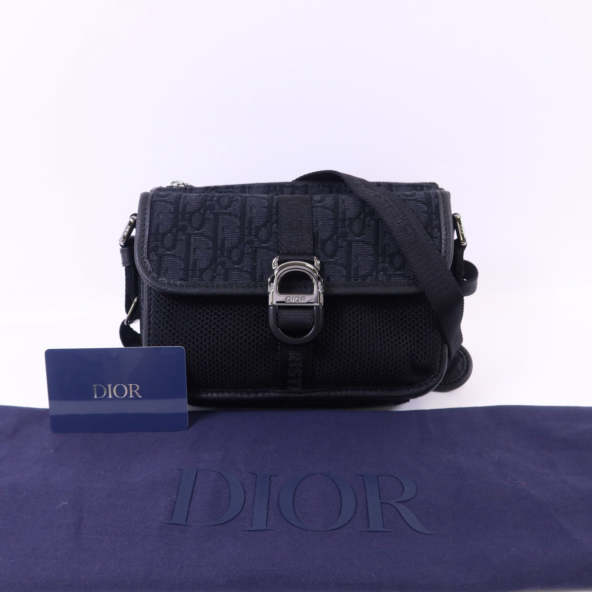 Dior Mini Dior 8 · Canvas Shoulder Bag