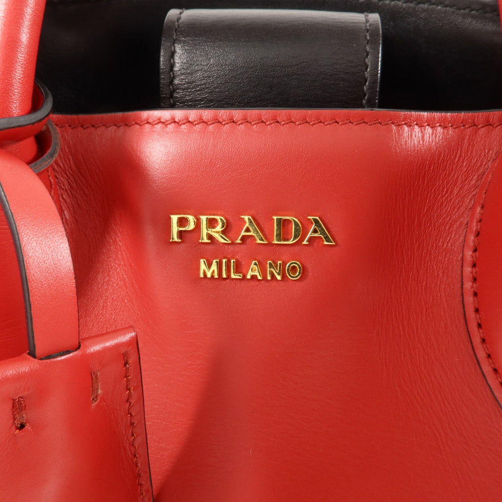 PRADA Calfskin · Two-Way Shoulder