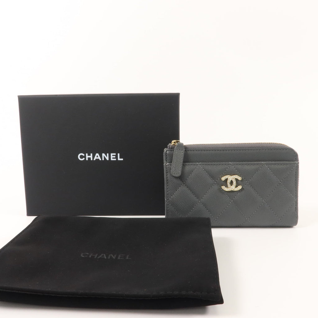 Chanel CC Logo · Zipper Wallet · Calfskin