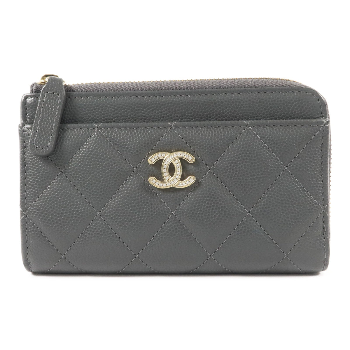 Chanel CC Logo · Zipper Wallet · Calfskin
