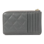 Chanel CC Logo · Zipper Wallet · Calfskin