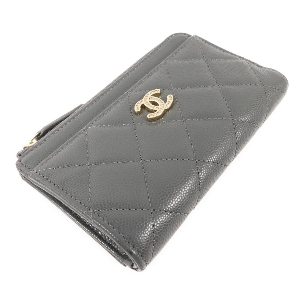 Chanel CC Logo · Zipper Wallet · Calfskin