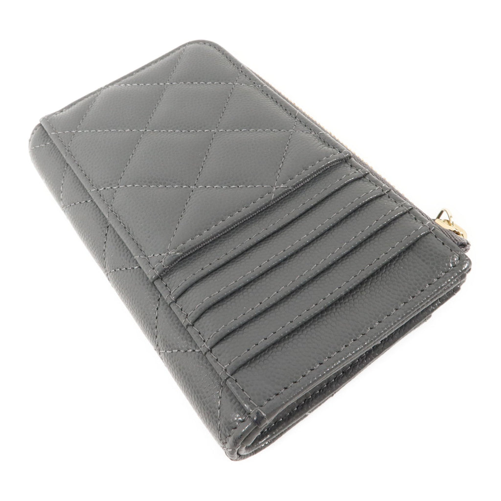 Chanel CC Logo · Zipper Wallet · Calfskin