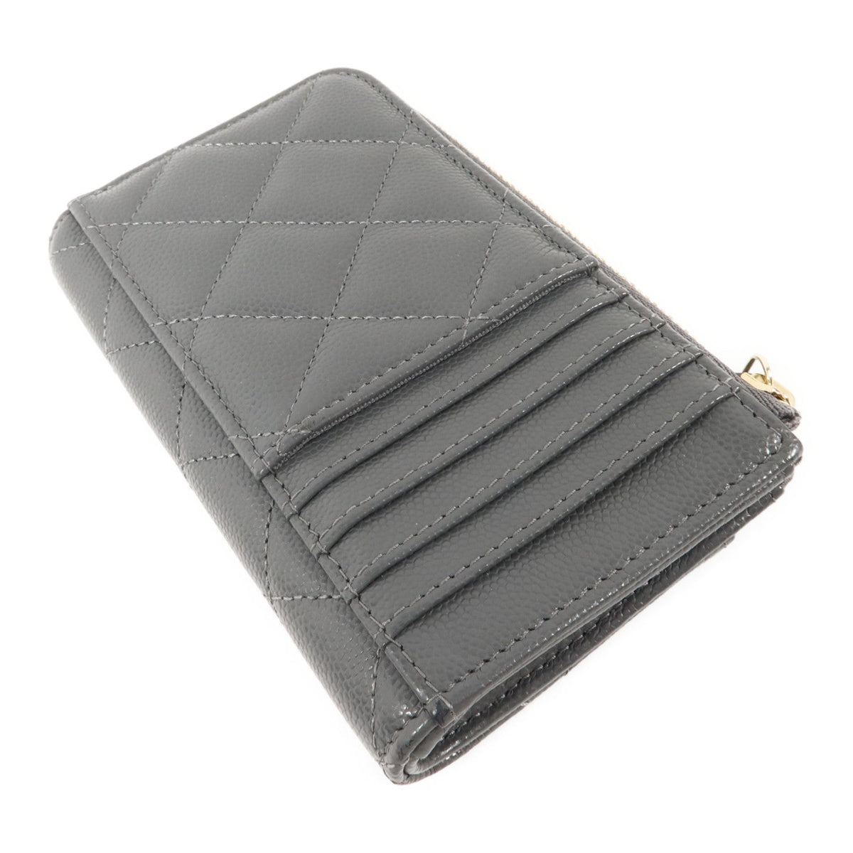 Chanel CC Logo · Zipper Wallet · Calfskin