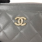 Chanel CC Logo · Zipper Wallet · Calfskin