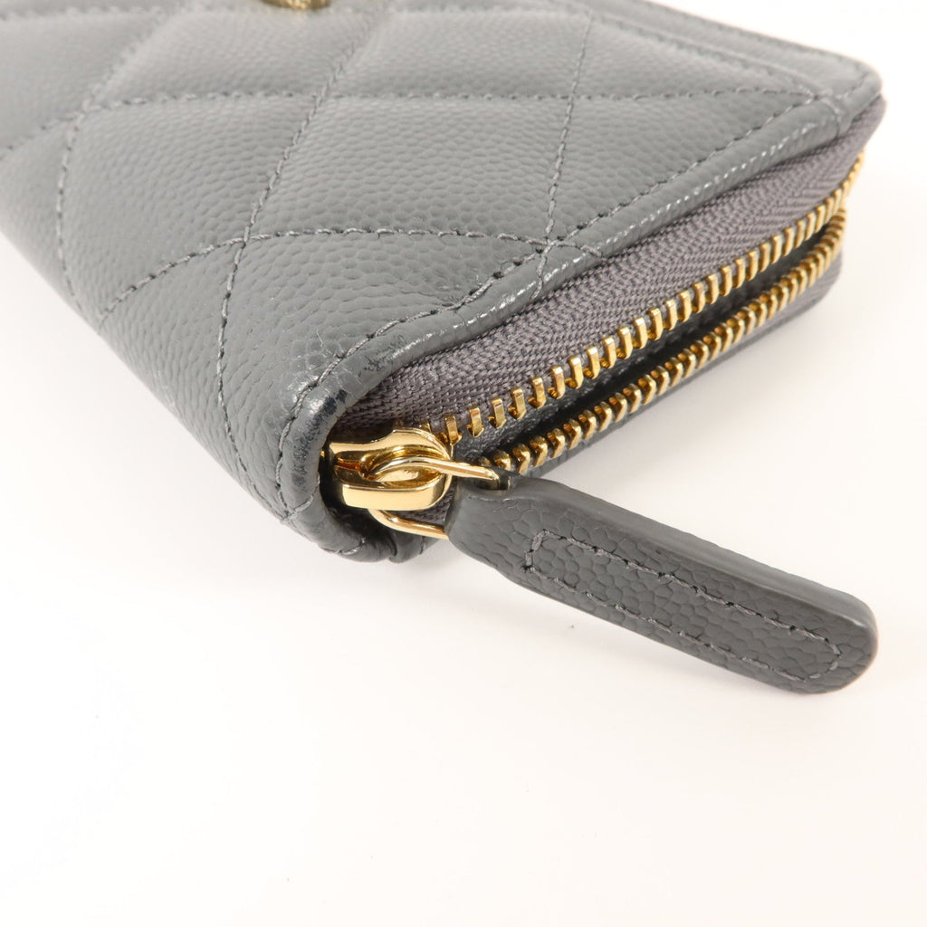 Chanel CC Logo · Zipper Wallet · Calfskin