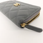 Chanel CC Logo · Zipper Wallet · Calfskin