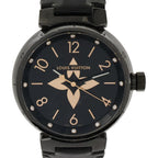 Louis Vuitton Tambour All Black · Steel