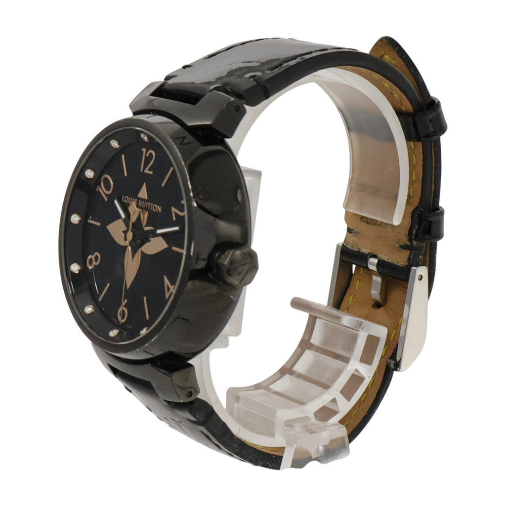 Louis Vuitton Tambour All Black · Steel
