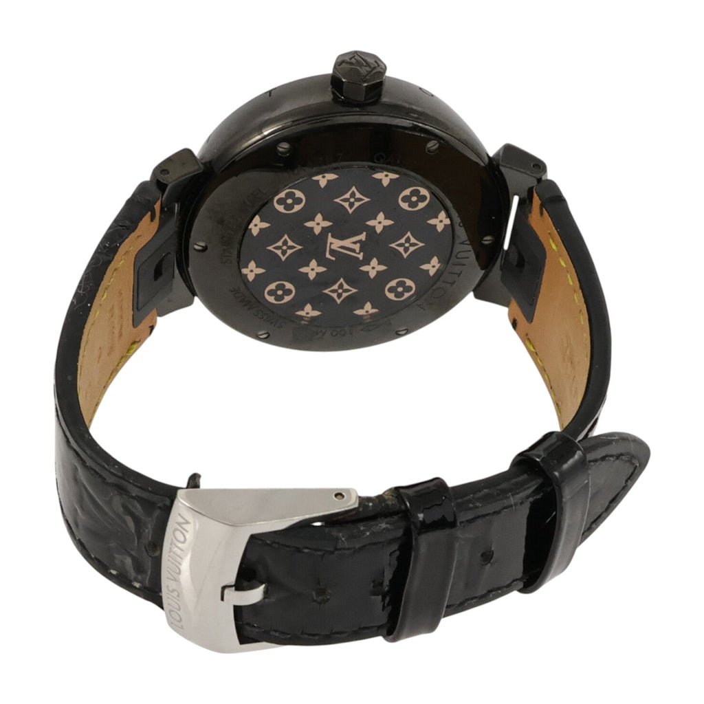 Louis Vuitton Tambour All Black · Steel
