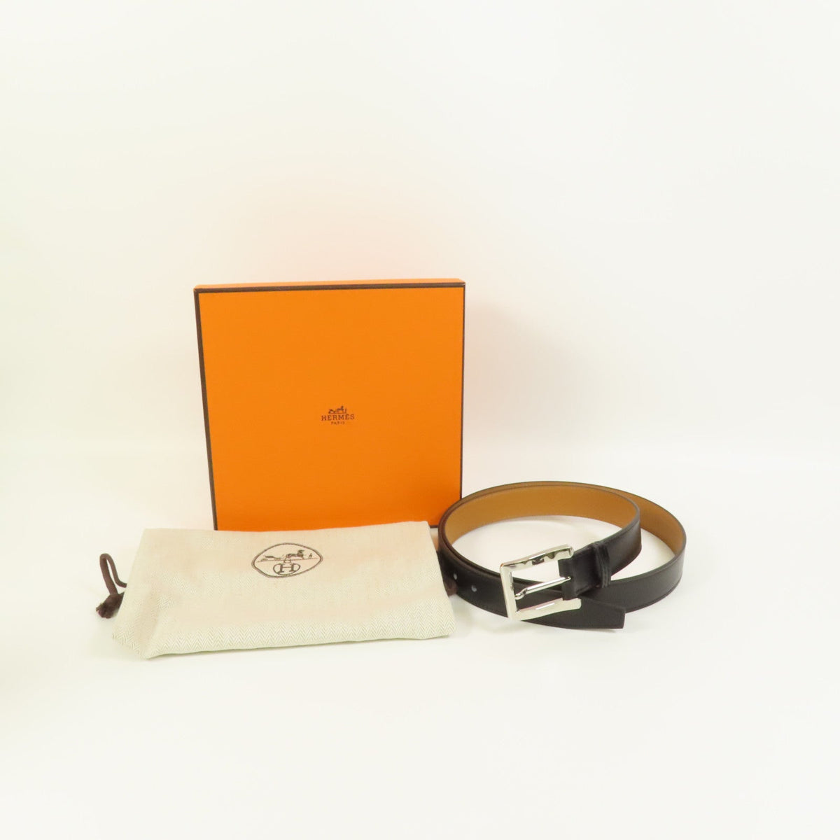 Hermès Reversible Belt · Leather · 95cm