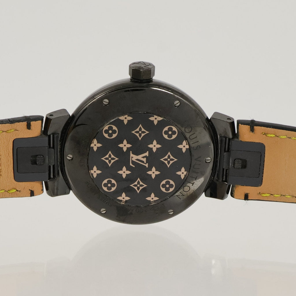 Louis Vuitton Tambour All Black · Steel