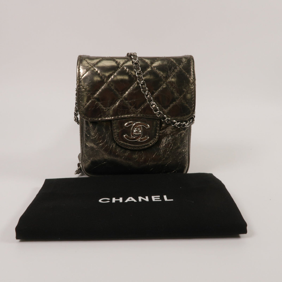 Chanel CC · Calfskin · Chain Shoulder Bag