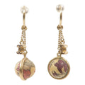 Chanel · Canvas Earrings · Multicolor
