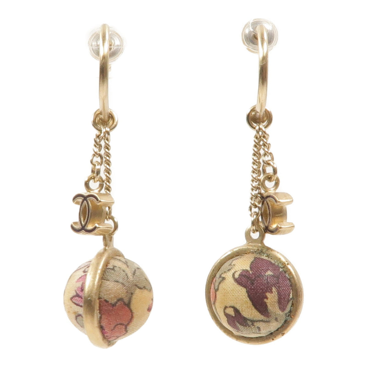 Chanel · Canvas Earrings · Multicolor
